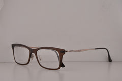 Ray Ban RX7039 Eyeglasses Matte Brown w/Demo Clear 51mm Lens 5450 RB7039 7039