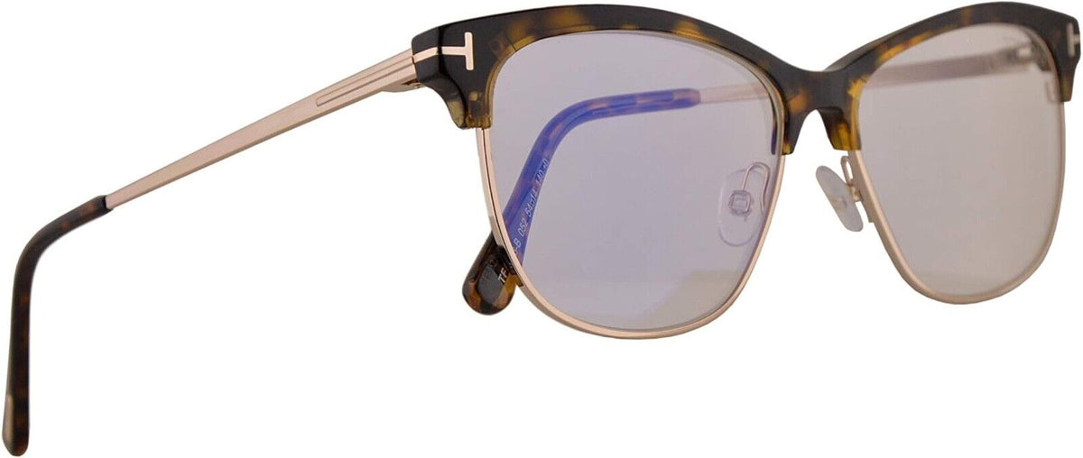 Tom Ford TF5546-B Eyeglasses 52-14-140 Havana Gold w/DemoLens 052 FT5546-B