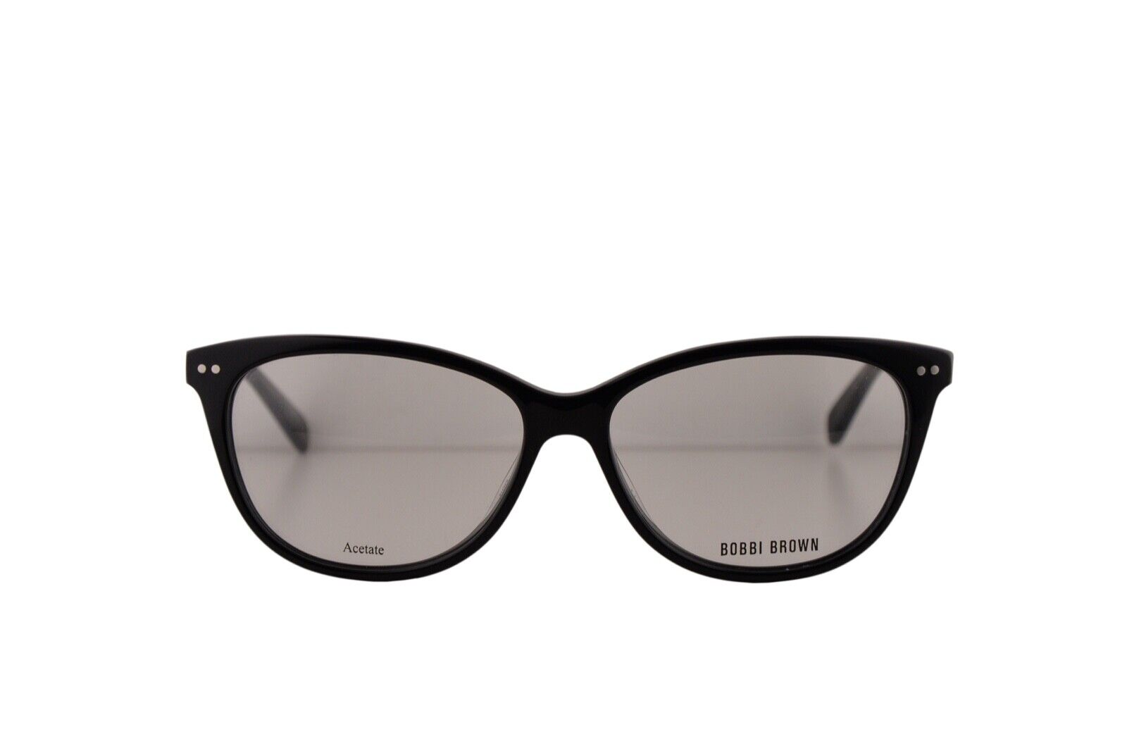 Bobbi Brown The Michelle Eyeglasses Black-Gray w/Demo Clear Lens 0807 53mm