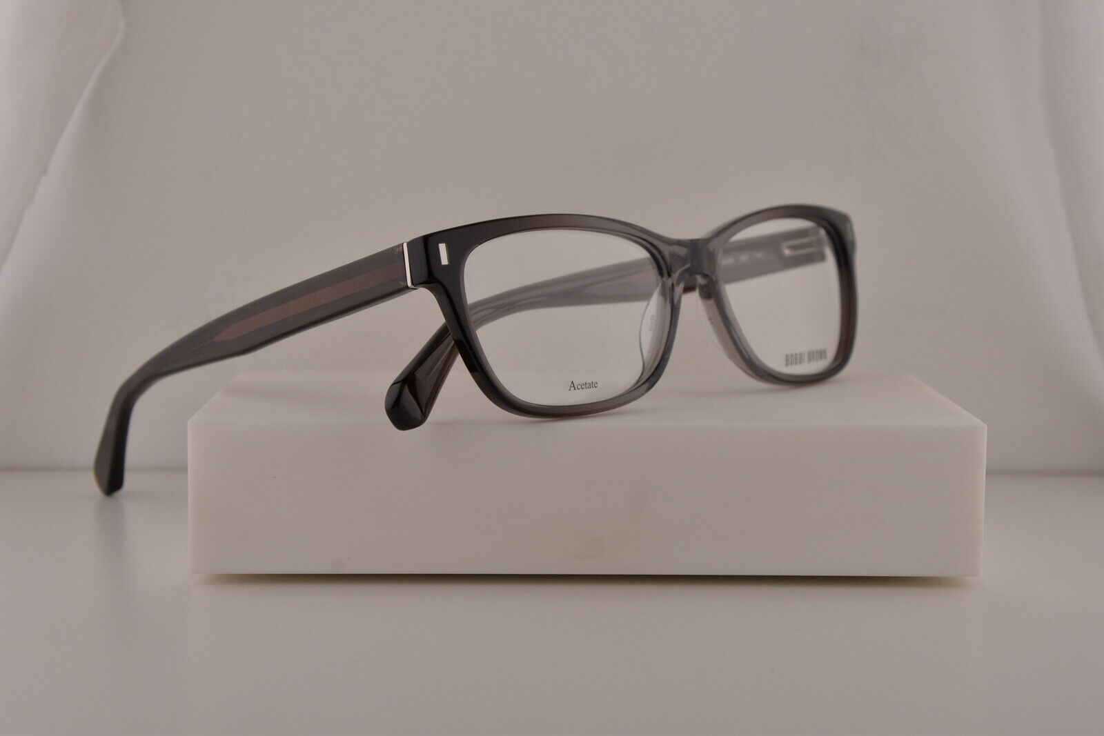 Bobbi Brown The Summer Eyeglasses Grey w/Demo Clear Lens KB7 52mm 0KB7