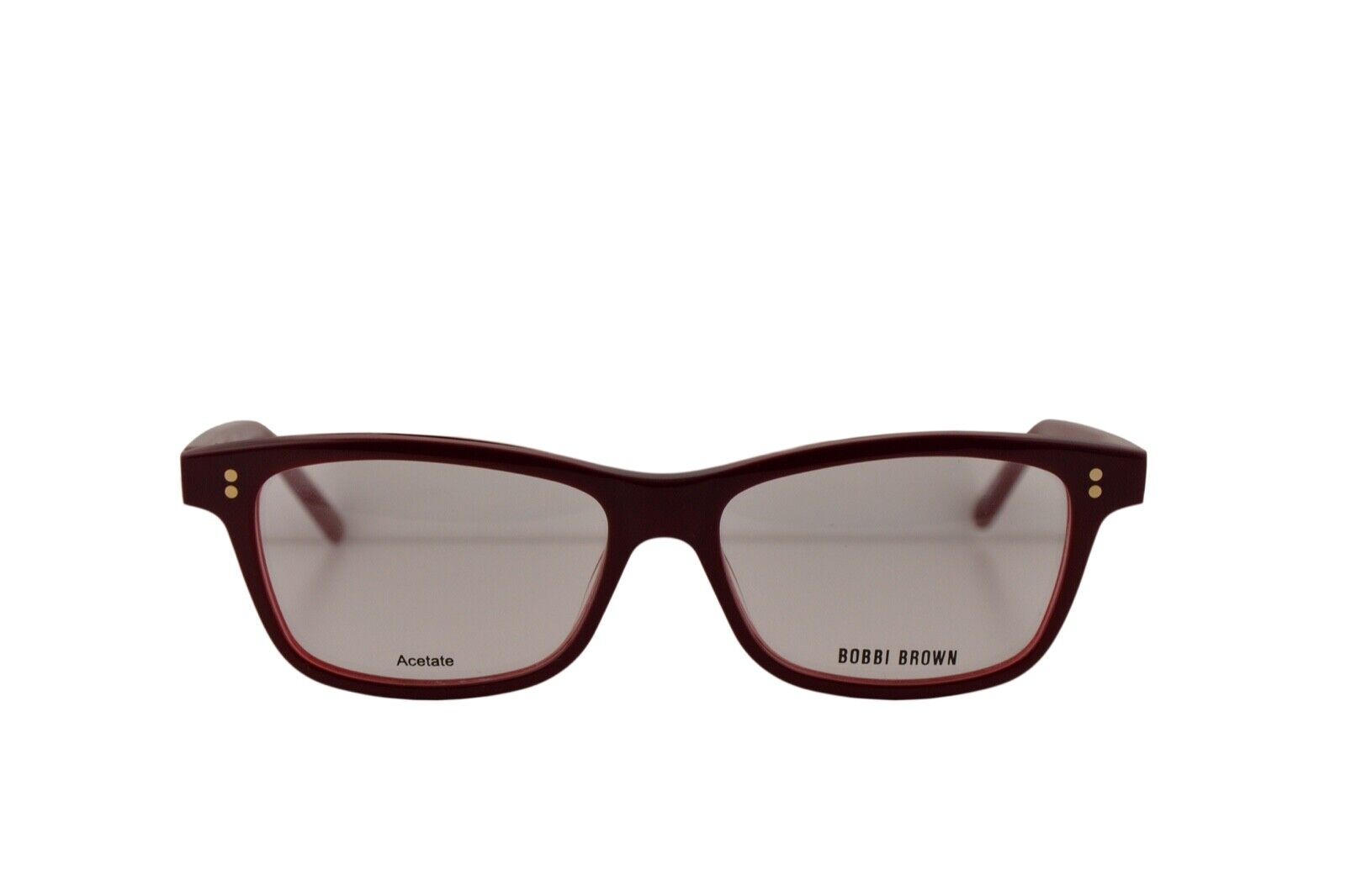 Bobbi Brown The Wilson Eyeglasses Red w/Demo Clear Lens 0S00 51mm