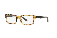 Ray Ban RX5245 Eyeglasses 54mm Yellow Havana w/Demo Clear Lens 5608 RB5245