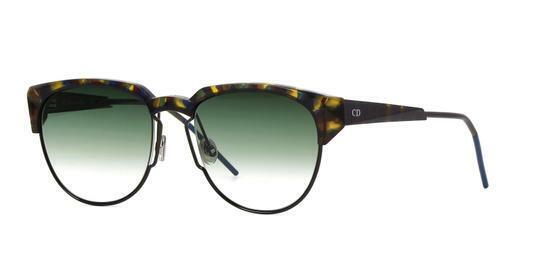 Christian Dior Spectral Sunglasses Yellow Havana w/Green Gradient Lens 53-18-150