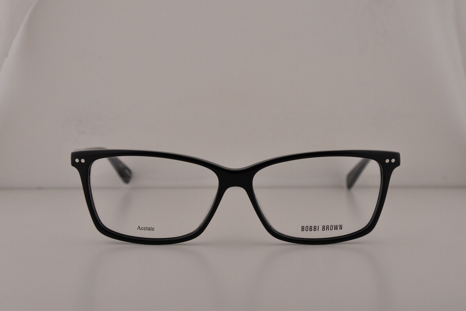 Bobbi Brown The Remy Eyeglasses Black w/Demo Clear Lens 807 55mm 0807