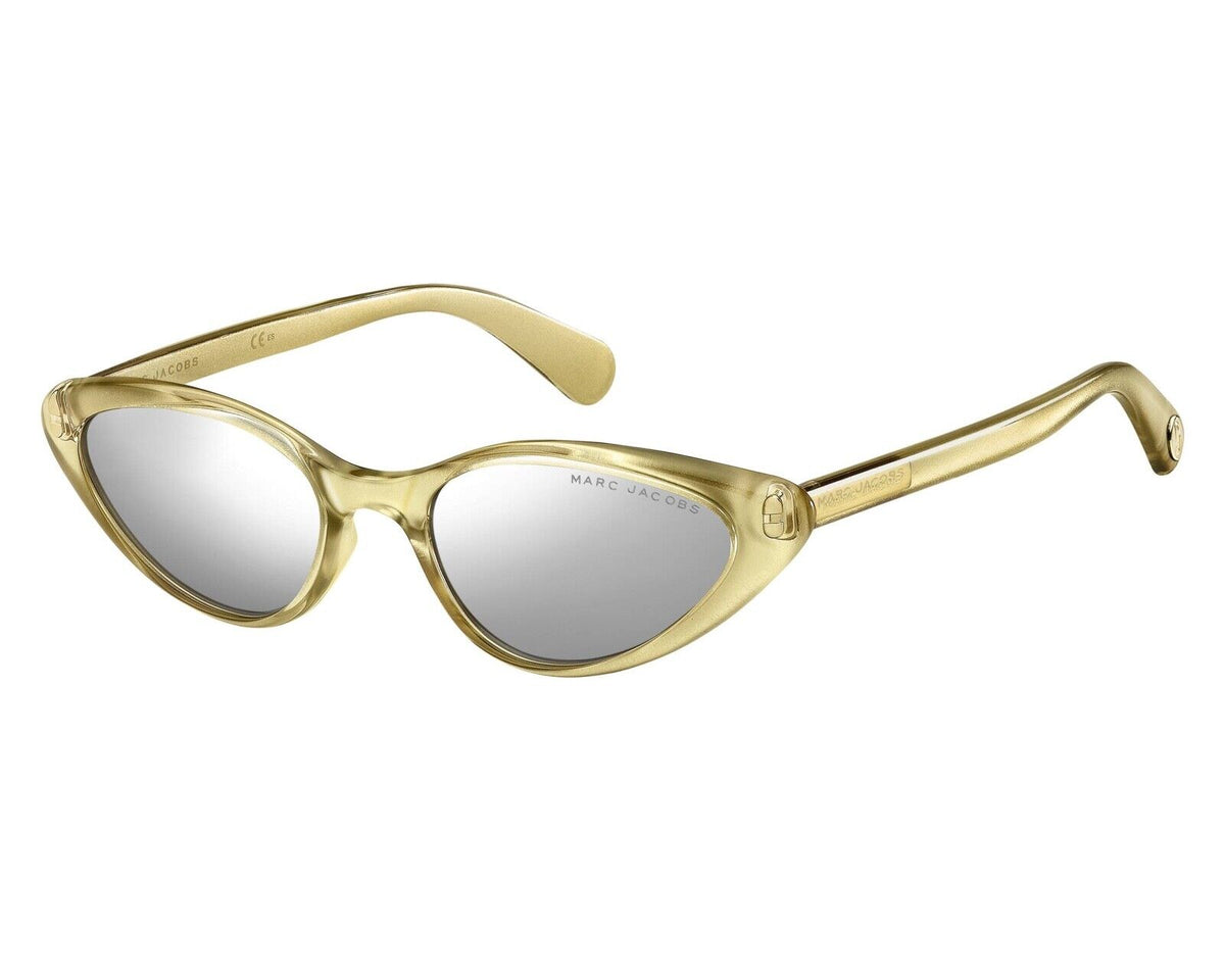 Marc Jacobs Marc 363/S Sunglasses Gold w/Grey Silver Mirror 52mmJ5GT4 Marc 363S 