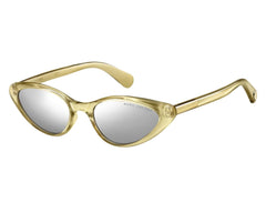 Marc Jacobs Marc 363/S Sunglasses Gold w/Grey Silver Mirror 52mmJ5GT4 Marc 363S 