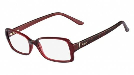 Salvatore Ferragamo SF2668 Eyeglasses Bordeaux w/Demo Lens 613 SF 2668 52mm