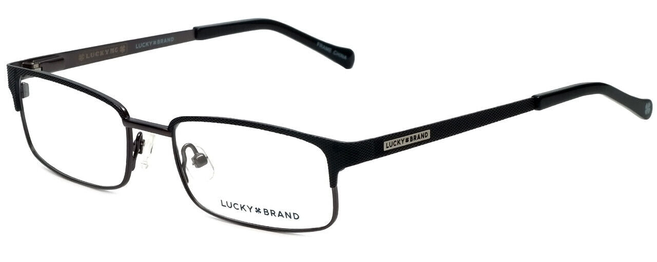 Lucky Brand D801 Eyeglasses 49-16-130 Black w/Demo Clear Lens D 801