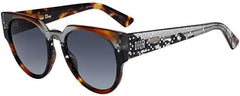 DIOR LadyDiorStuds3 Sunglasses Grey Black w/Grey Gradient ACI9O 52-21-140