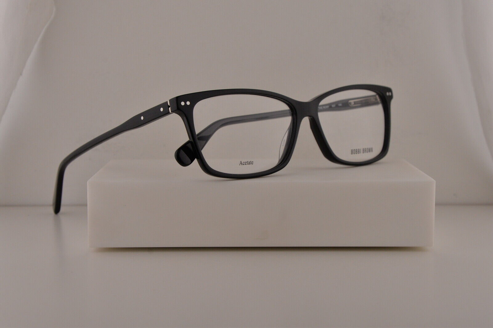 Bobbi Brown The Remy Eyeglasses Black w/Demo Clear Lens 807 55mm 0807