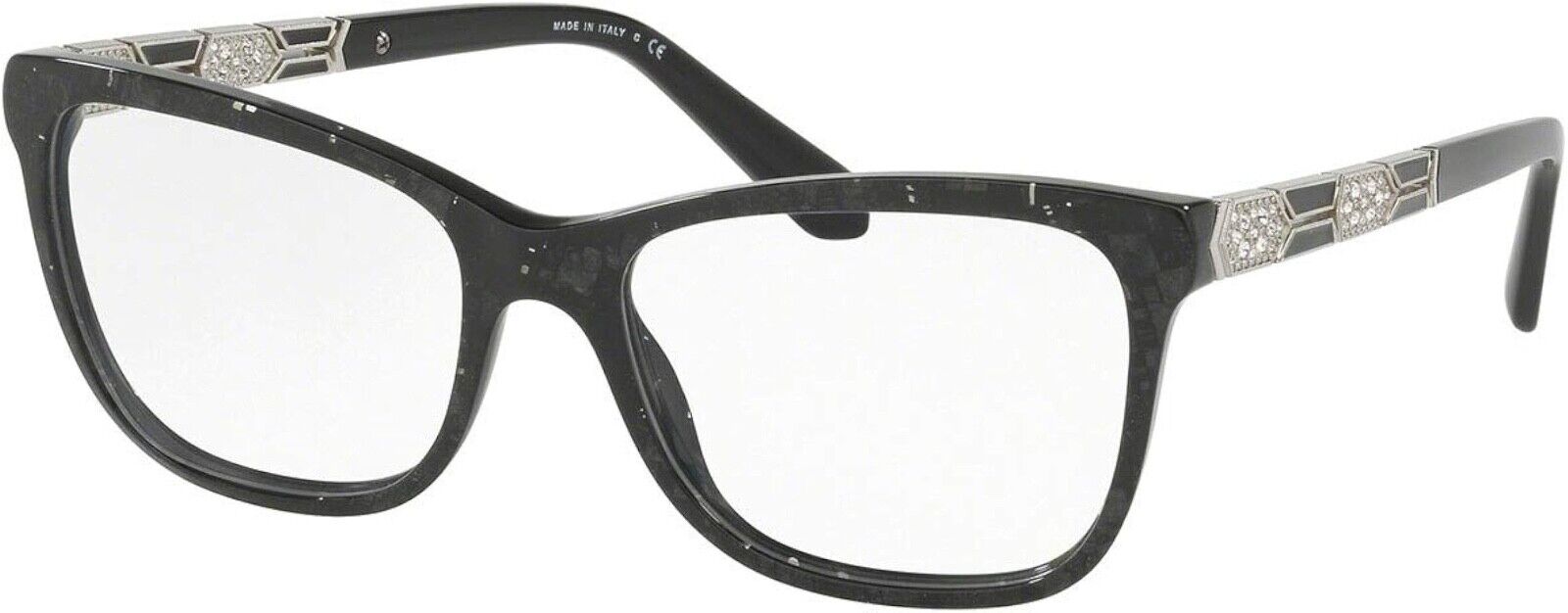 Bvlgari BV4135B Eyeglasses 55mm Black w/Demo Clear Lens 5412 BV 4135B BV 4135-B