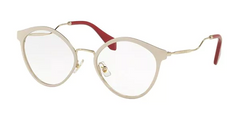 Miu Miu MU52QV Eyeglasses 52-19-140 Raspberry w/Demo Lens C4O1O1 VMU52Q