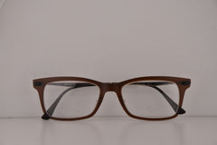 Ray Ban RX7039 Eyeglasses Matte Brown w/Demo Clear 51mm Lens 5450 RB7039 7039