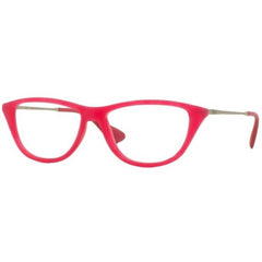 Ray-Ban RX 7042 Eyeglasses 52mm Rubber Fuchsia Red w/Demo Clear Lens 5471 RX7042