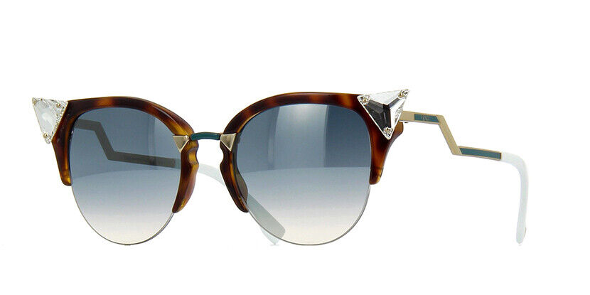 Fendi FF0041S Sunglasses Havanna Gold w/ Azure Lens VIOG5 FF 0041/S 52-20-135