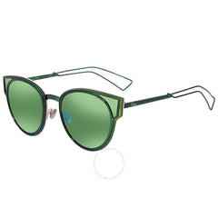 Christian Dior Sculpt 63-15-145 Sunglasses Green Pink w/Green Mirror Lens QYGZ9