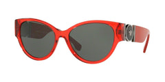 Versace VE4368 Sunglasses Red w/Green Lens 530771 VE 4368